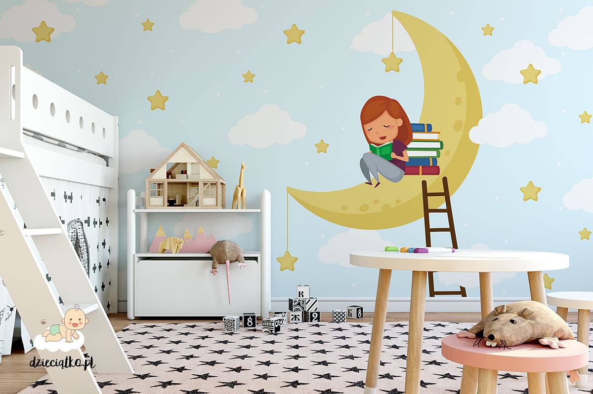 Wall mural “Lunar Reading Room”