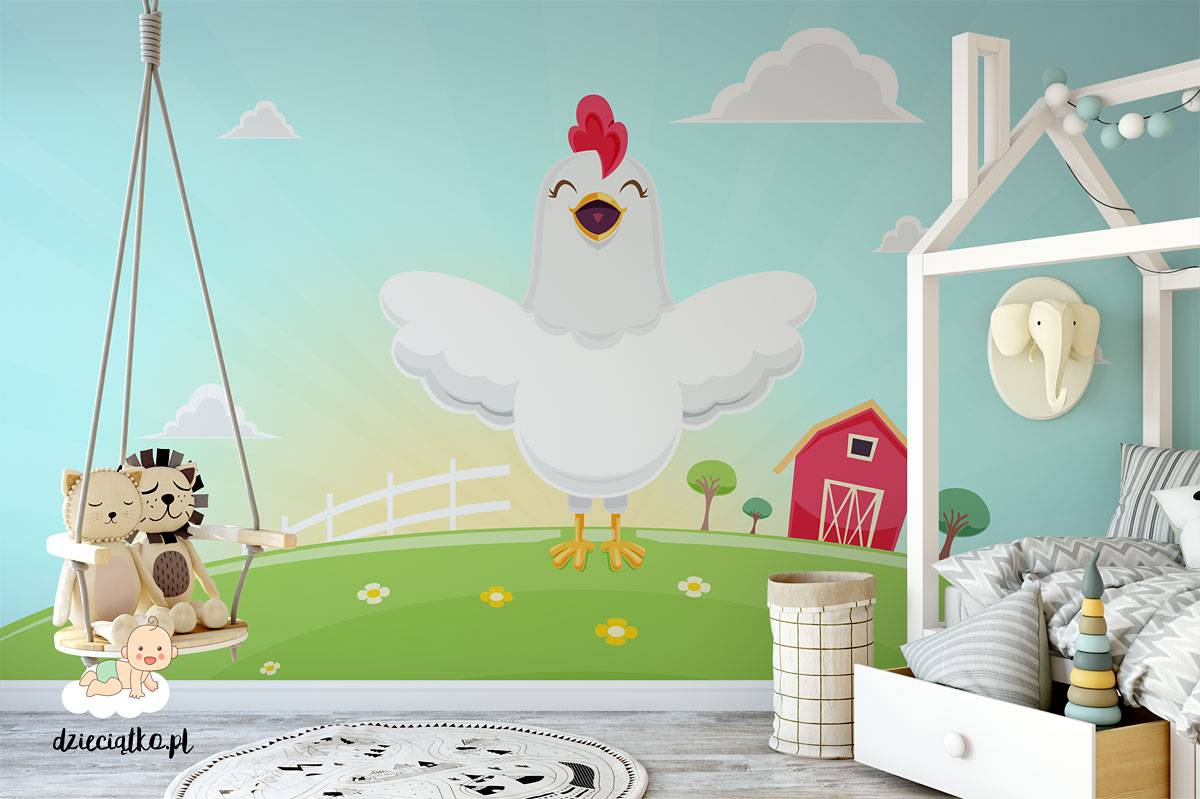 Wall mural “Hen Betsy”