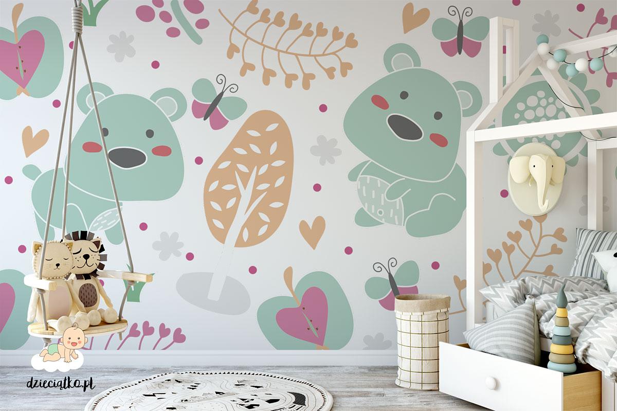 Wallm mural “Apples for bears”