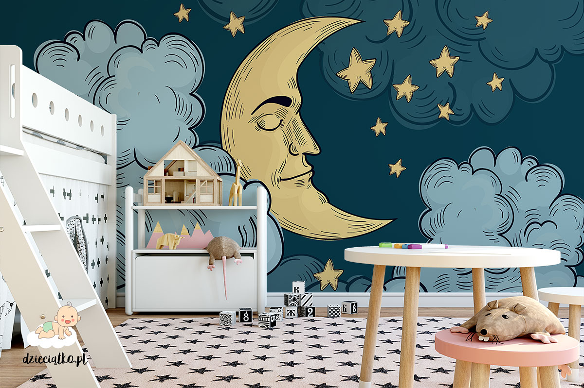 Wall mural “Sleeping Moon”