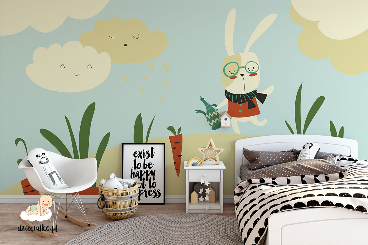 Wall mural “Carrots field”