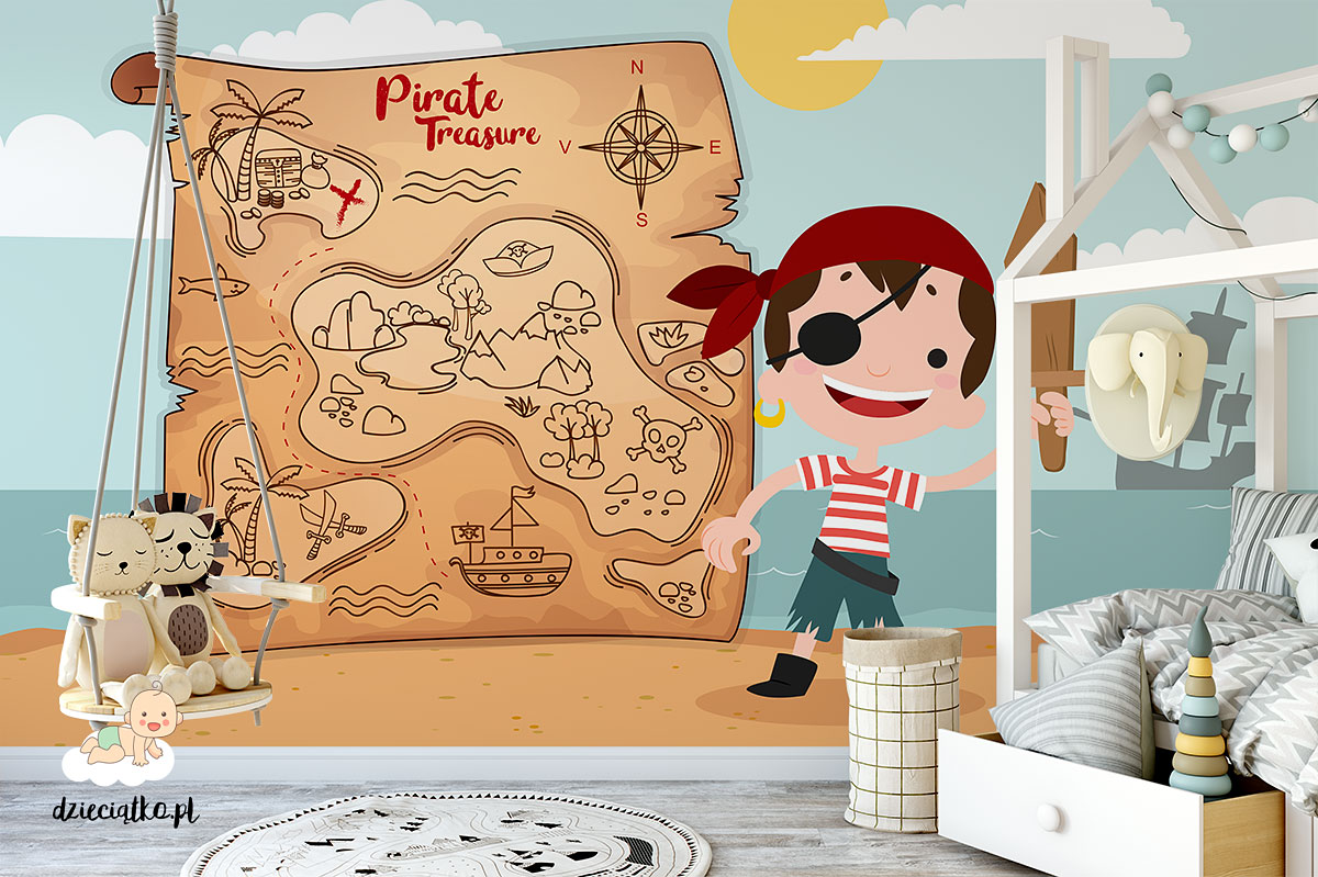 Wall mural “Pirate’s treasure”