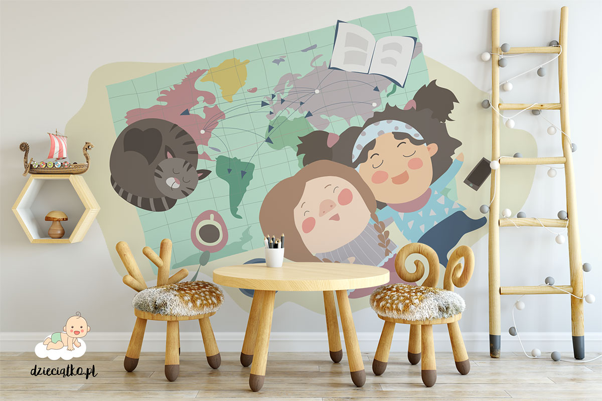 Wall mural “Imaginary travels”
