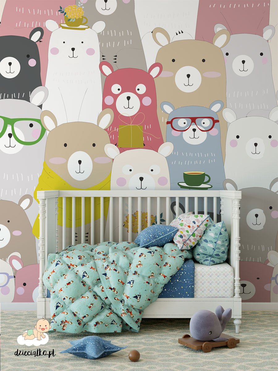 Wall mural “Lovely Teddies”